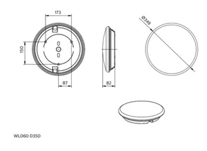 Tunnistinvalaisin Philips Ledinaire Wall-mount - TUNNISTINVALAISIN LEDINAIRE 1100/1700/2200LM CCT LIIKET.
