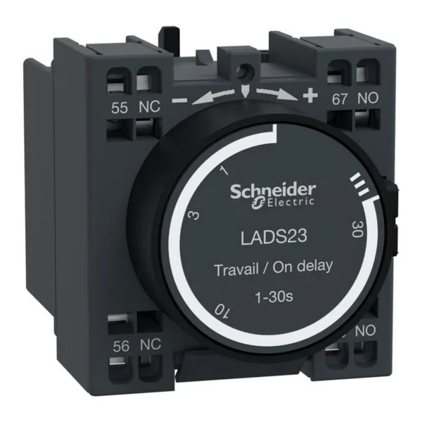 Aikahidastuslohko Schneider Electric TeSys VETOHID. 1-30S. 1S+1A