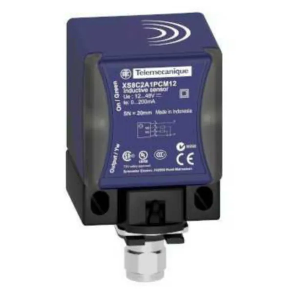 Induktiivinen tunnistin Telemecanique OsiSense XS8C-sarja 40 x 40 x 70 XS8C2A4NCM12 NPN NO+NC M12