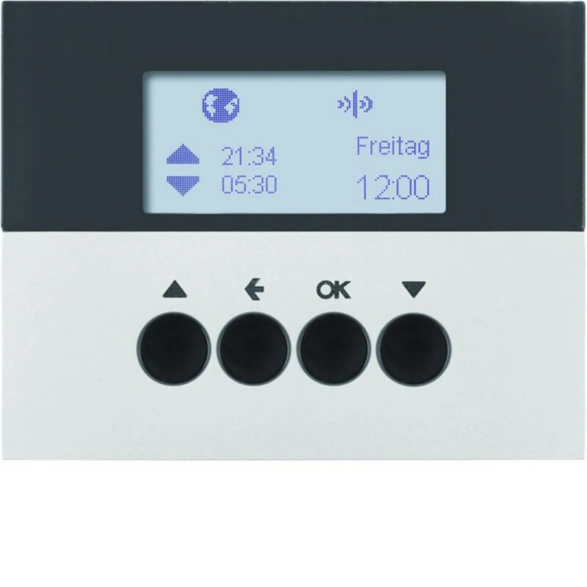 Kellokytkin KNX Hager K.5 VERHO 1K RF QUICKLINK AN-AL