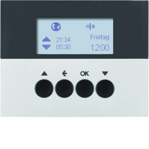 Kellokytkin KNX Hager K.5 VERHO 1K RF QUICKLINK AN-AL
