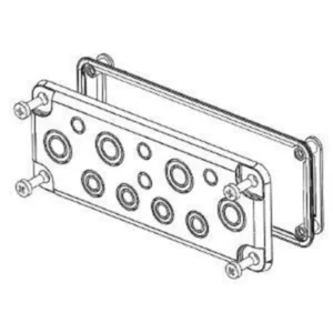Läpilyöntilaippa Fibox ACCE MB - LÄPIVIENTILAIPPA FIBOX MB 10857 SET