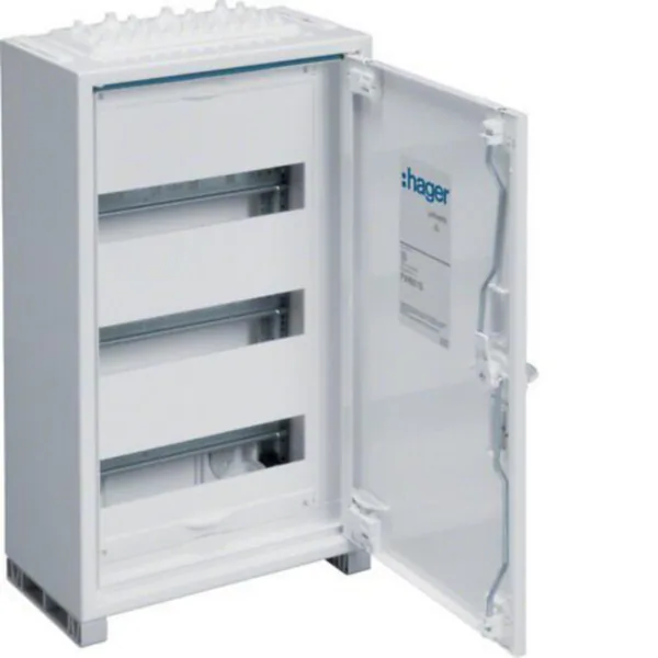 Moduulikotelo pinta/uppo Fe Hager Univers PI/UP FWB31S 1X3X12M IP44