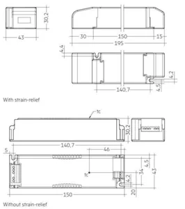 Ohjausyksikkö Casambi Tridonic - OHJAUSYKSIKKÖ TRIDONIC LC35W 24V BDW SC PRE2 DRIVER