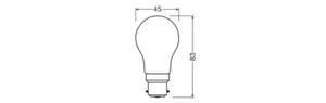 Pienkupulamppu Ledvance Performance Classic P - PIENKUPULAMPPU LEDVANCE CLP 3,4W/827 470LM B22D FR