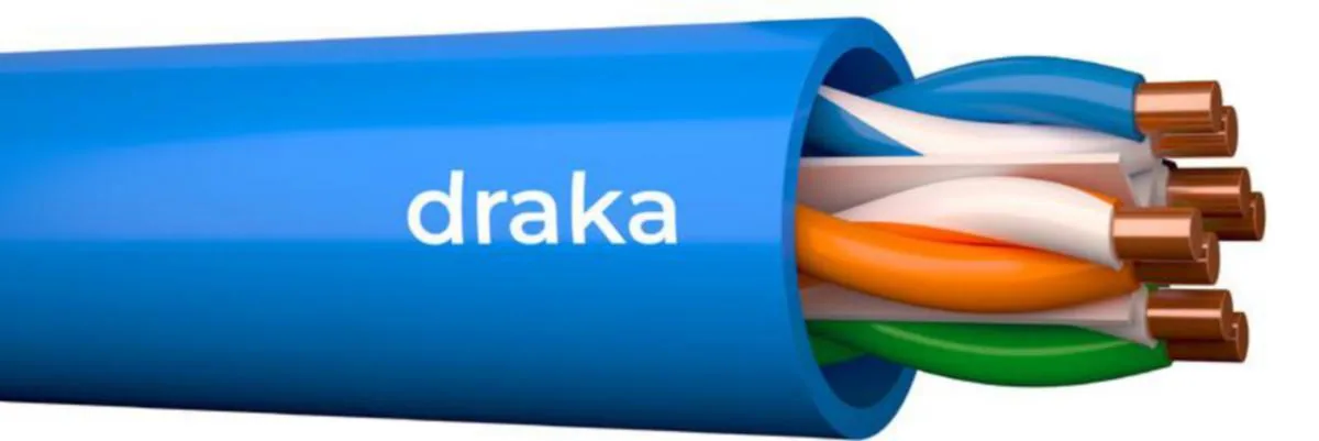 Tietoverkkokaapeli-CAT6 Prysmian Afumex U/UTP DCA - TIETOVERKKOKAAPELI-CAT6 AFUMEX UC400 CAT,6 U/UTP 4P HF RX DCA
