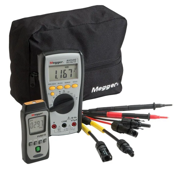 Yleismittaripaketti digitaalinen Megger PVK320 PV Kit