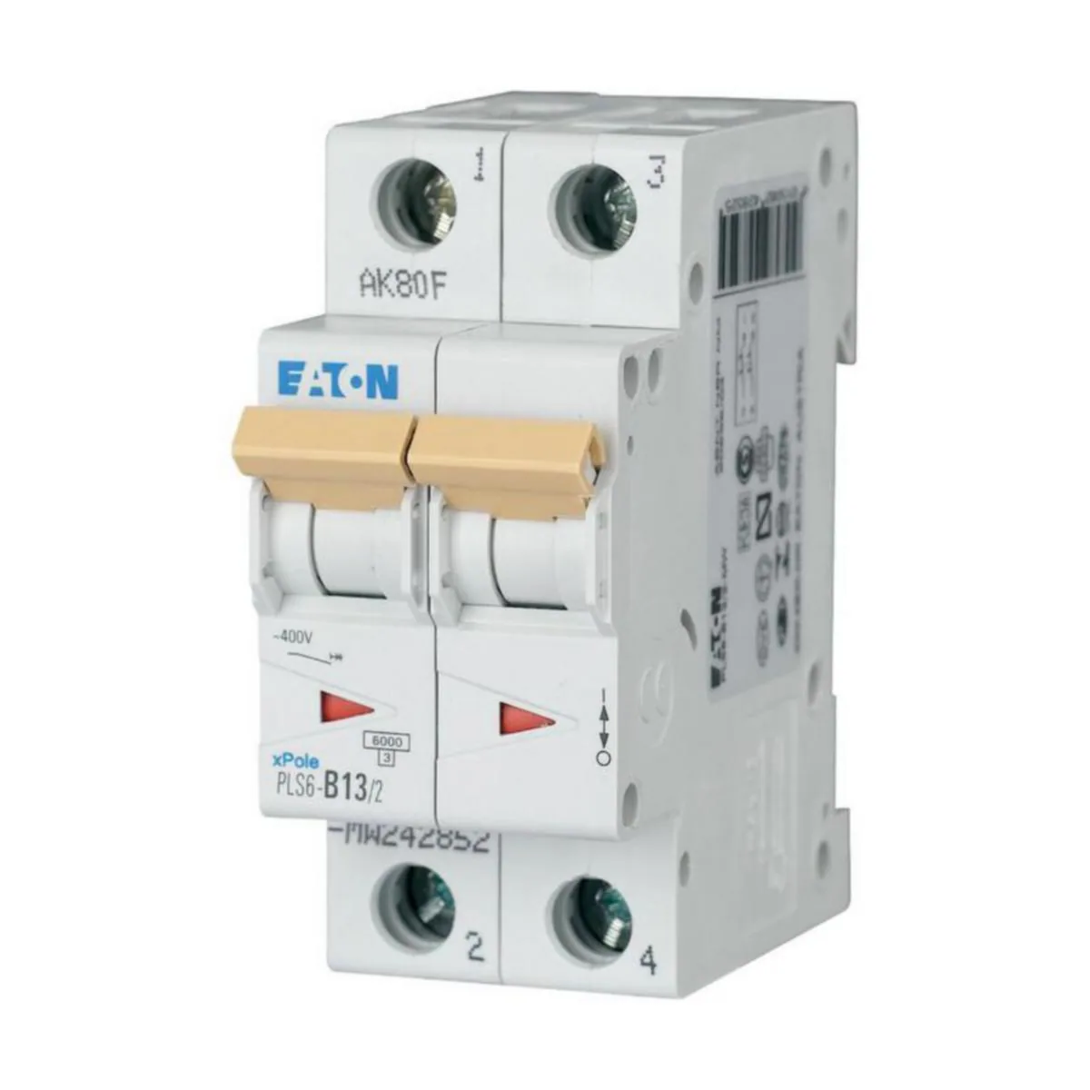 Johdonsuojakatkaisija Eaton Xpole PLS6-C13/2-MW