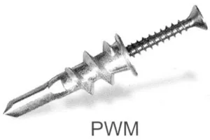 Kiinnikkeet kipsilevyyn PW Castor - BETONIRUUVI CASTOR PWN KIPSI 100kpl
