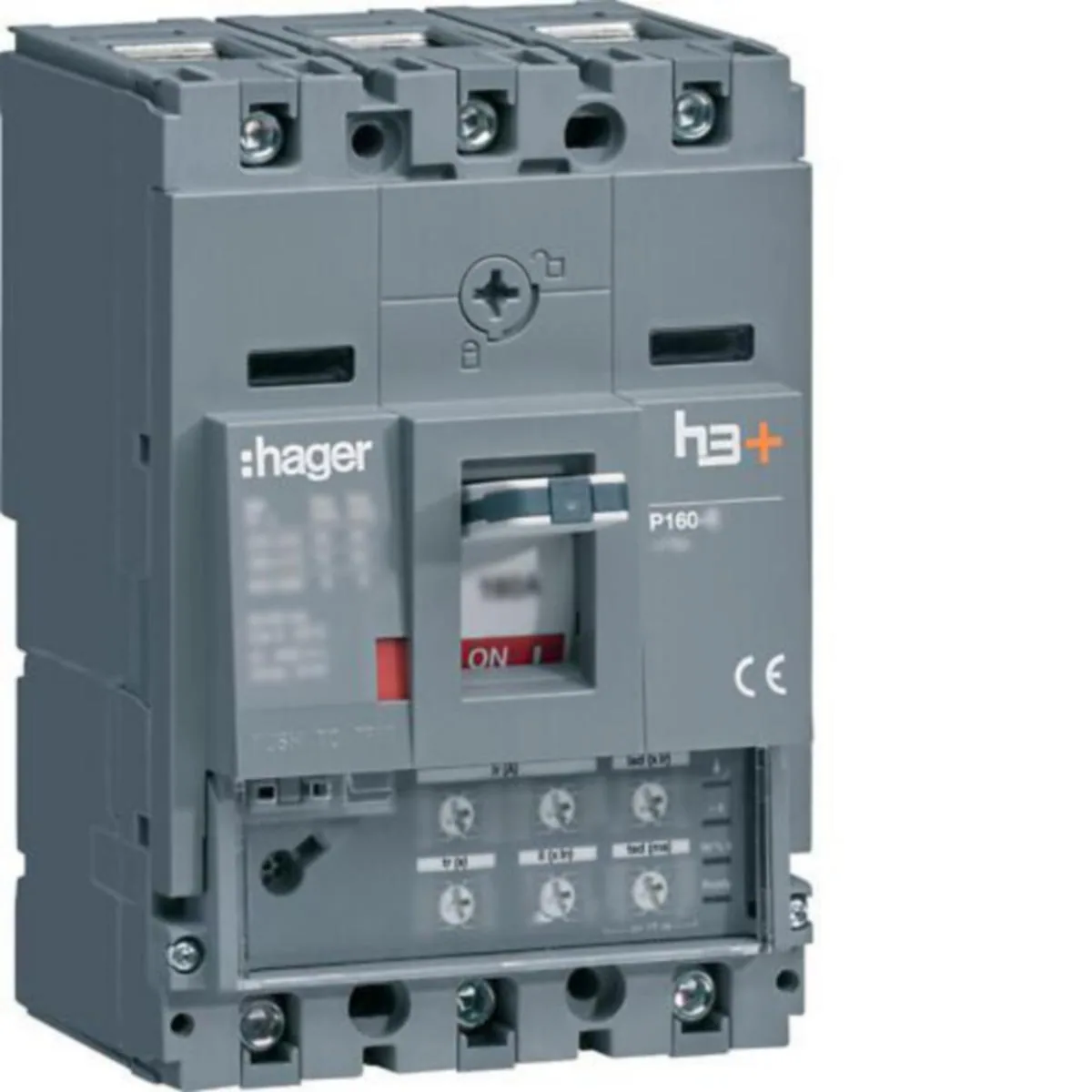 Kompaktikatkaisija Hager h3+ LSI - KOMPAKTIKATKAISIJA H3+ P160 LSI 3N 40A 25KA