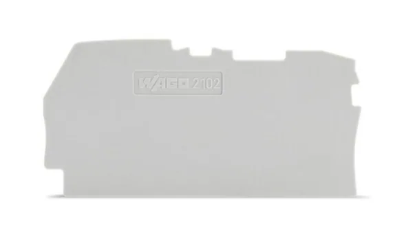 Päätylevy Wago 2102-sarja TOP JOB S 2102-12.LIITTIMILLE.0.8mm HAR