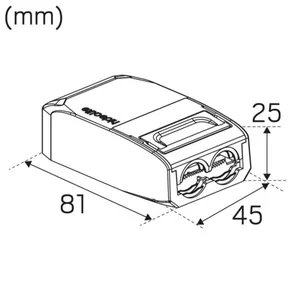 Alasvalo Hide-a-lite Optic G2 L Quick - ALASVALO OPTIC G2 L IP44 640LM 7,5W 930 DIM BL