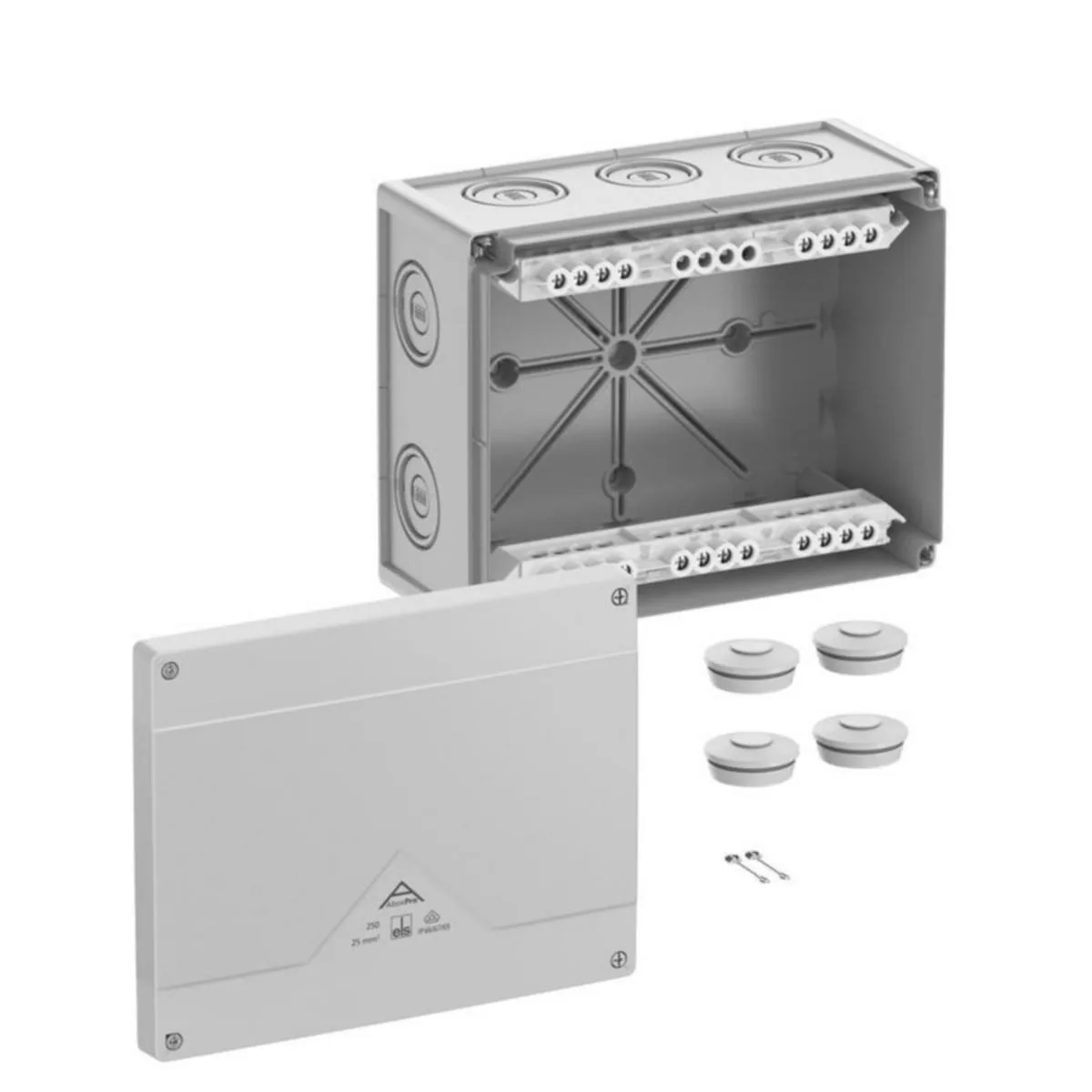 Jakorasia teollisuuslaatu Spelsberg Abox Pro 250 250-252 – harmaa