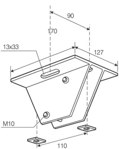 Kattokiinnike Systemal Presto - KATTOKIINNIKE SYSTEMAL PRESTO NSH14 KATTOKIINNIKE 14KN