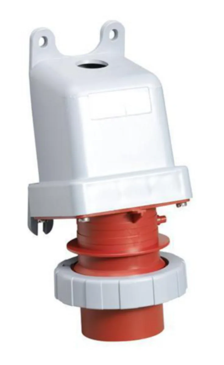 Kojevastake Amphenol Tough & Safe 6h, 32A, IP67/69, 3P+N+E – punainen