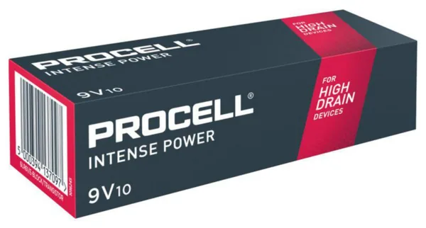 Paristo alkali Procell Intense Power ALKALINE 9V 10 KPL