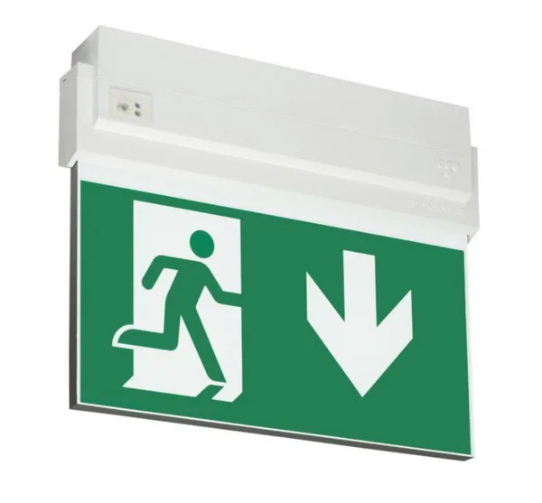 Poistumistievalaisin Teknoware Opas 80, ilman opasteita TWT8053WA 230VAC LED 3H AKKU