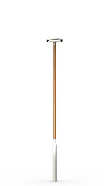 Puupylväs Ensto Saga 4W RAL 9006/CINNAMON