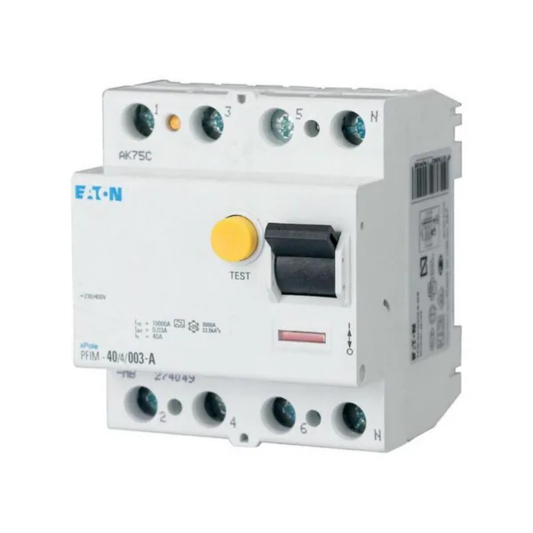 Vikavirtasuojakytkin Eaton Xpole PFIM-25/4/03-S-MW