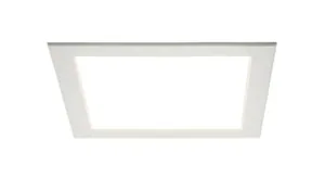 Alasvalo Airam Flat Sq - ALASVALO FLAT SQ 175 IP44 12W/840 DIM PCO WH
