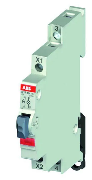 Askelpainike ABB E210 PUNAINEN 1S AC/DC