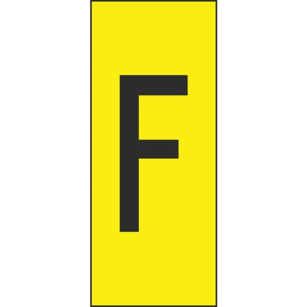 Merkintäkilpi Hammarprodukter H50 kirjaimet F