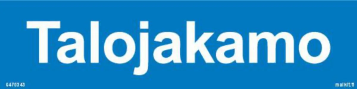 Merkintätarra Malkit Sähköala TALOJAKAMO 200X50