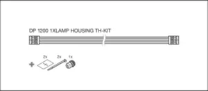 Sähköinen lisätarvike Ledvance Damp Proof Housing - SÄHKÖINEN LISÄTARVIKE DP DP 1200 1XLAMP HOUSING TH-KIT
