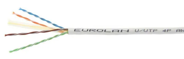 Tietoverkkokaapeli-CAT6 Eurolan U/UTP DCA SLIM L305 VAL