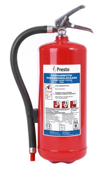 Jauhesammutin Presto SAMMUTIN 4 KG PG4A 27A 183B C JAUHE