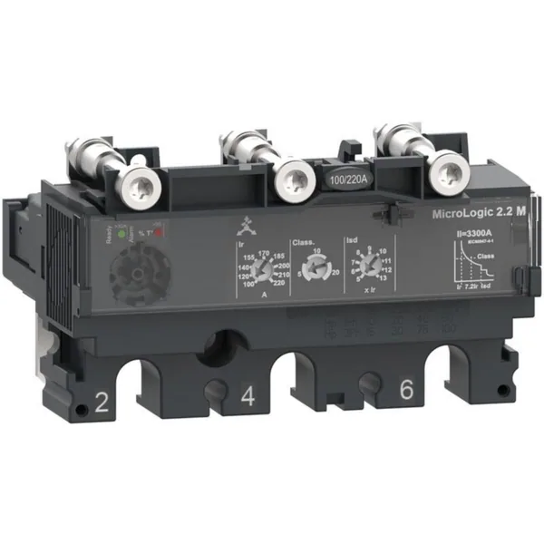 Kompaktikatkaisijan suojarele Schneider Electric ComPactT MicroLogic 3P 2.2M 100A NSX100