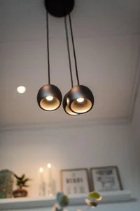 Alasvalo Hide-a-lite Globe G2 Pendant - RIPUSTUSVALAISIN GLOBE 2 GLOBE G2 PENDANT MUSTA 2700K