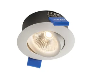 Alasvalo Airam Compact Tilt - ALASVALO COMPACT TILT IP44 5W/830 36D DIM ACC WH