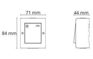 Kytkin SG Install pinta-asennus - KYTKIN INSTALL 2/16A/250/IP55 PPJ MU