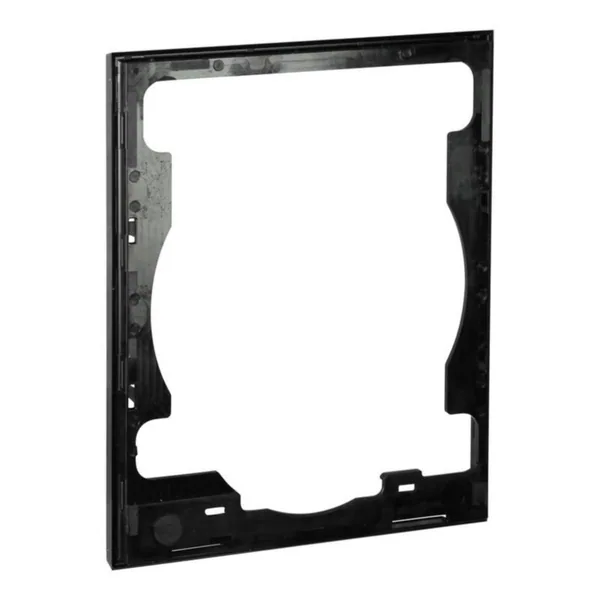 Peitelevy ELKO Plus Decor-taustakehys 1OS/IP20/107MM MUS DEKOR