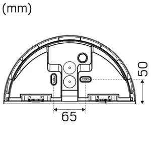 Seinävalaisin ulko Hide-a-lite Arc LED - SEINÄVALAISIN ULKO HIDE A LITE ARC UTTAG HARMAA