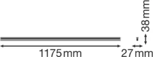Yleisvalaisin pinta Ledvance Linear Compact Batten - YLEISVALAISIN P LINEAR COMPACT LN COMP BATTEN 1200 20W/4000K
