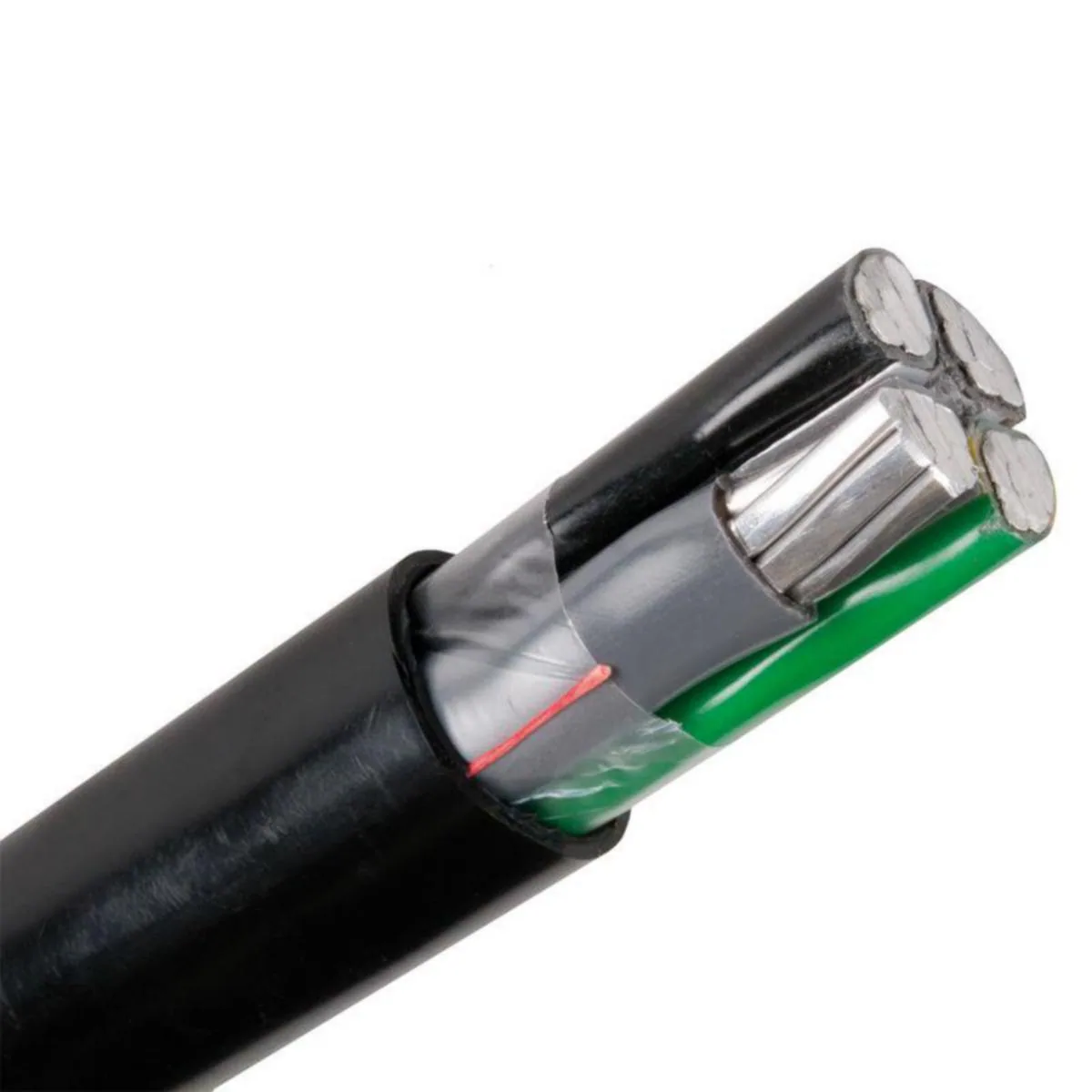 Alumiinivoimakaapeli AXMK-PE 4x120 - ALUMIINIVOIMAKAAPELI NEXANS AXMK-PE 4G120 S SM0,6/1KV K500