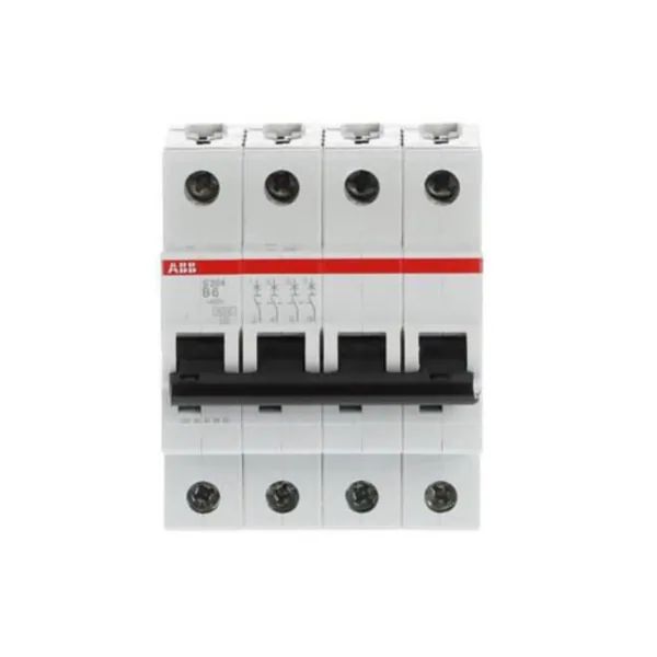 Johdonsuojakatkaisija ABB S200 B-käyrä 4-nap S204-B6 B6A