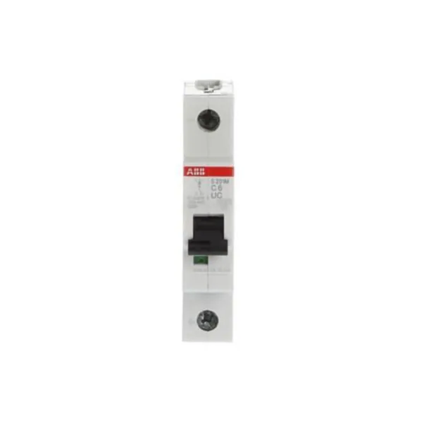 Johdonsuojakatkaisija ABB S200MUC 1-pole C-char. 6A