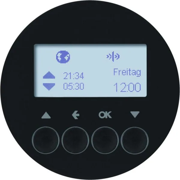 Kellokytkin KNX Hager R.1 VERHO 1K RF QUICKLINK MUS