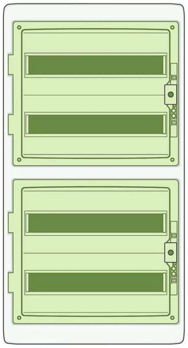 Moduulikotelo pinta PS Schneider Electric Kaedra - MODUULIKOTELO PINTA PS MUREVA 18 MOD 4RIV IP65