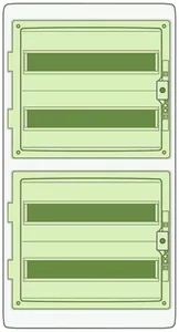 Moduulikotelo pinta PS Schneider Electric Kaedra - MODUULIKOTELO PINTA PS MUREVA 18 MOD 4RIV IP65