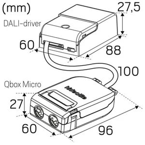 Alasvalo Hide-a-lite Optic G2 L Quick - ALASVALO OPTIC G2 L IP44 610LM 7,5W 927 WH DA2