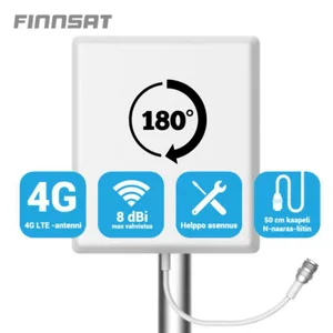 Antenni Finnsat Mobiililaajakaista - ANTENNI FINNSAT 3G/4G/GSM PANEELI 50CM NF