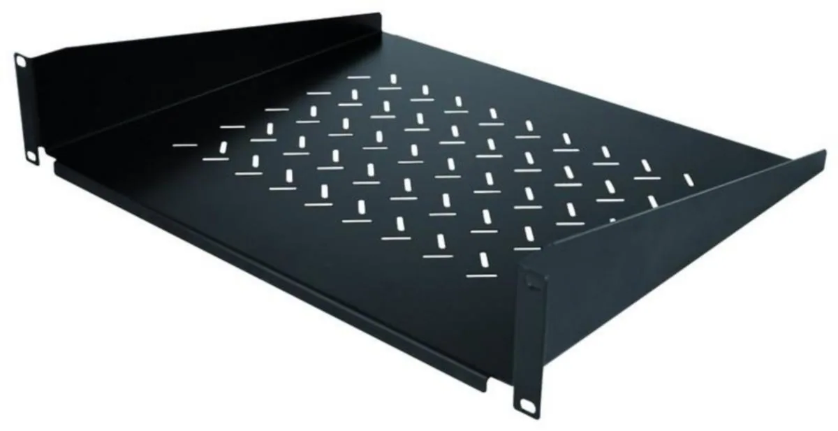 Hylly Gigamedia - HYLLY GIGAMEDIA 19" KIINTEÄ 2U, 375MM