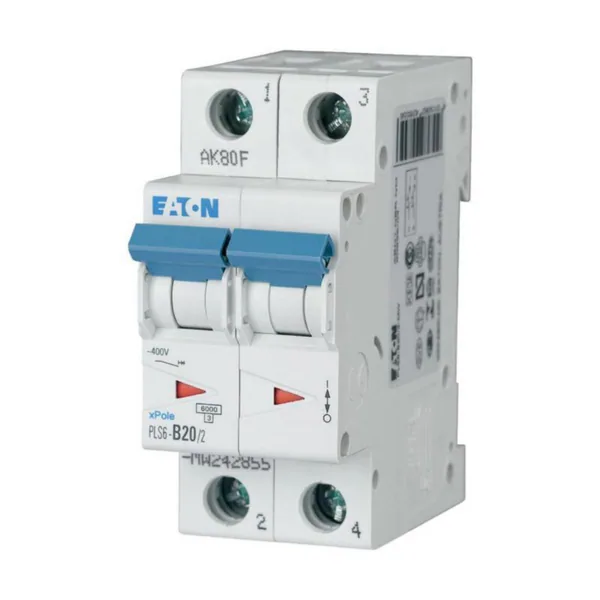 Johdonsuojakatkaisija Eaton Xpole PLS6-C20/2-MW