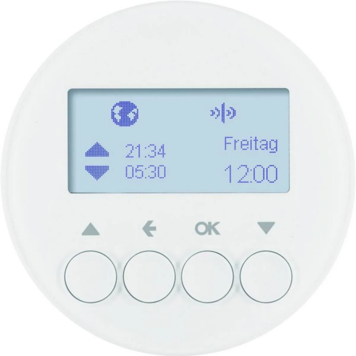 Kellokytkin KNX Hager R.1 VERHO 1K RF QUICKLINK VAL