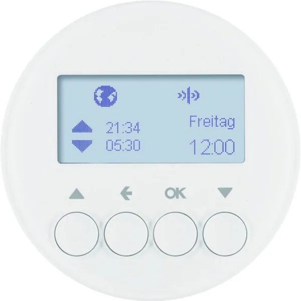 Kellokytkin KNX Hager R.1 VERHO 1K RF QUICKLINK VAL