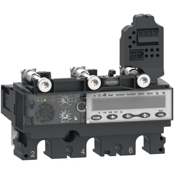 Kompaktikatkaisijan suojarele Schneider Electric ComPactT MicroLogic 3P 6.2E 100A NSX100